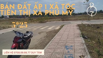 Bán Đất ấp 1 xã Tóc Tiên, Thị xã Phú Mỹ, huyện Tân Thành | 0708096677 Duy Tâm