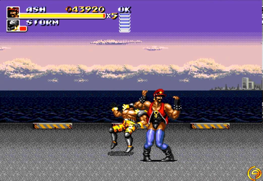 Bare knuckle III Gameplay Ash (Round 1) YouTube