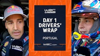 Day 1 Drivers’ Wrap | WRC Vodafone Rally de Portugal 2023