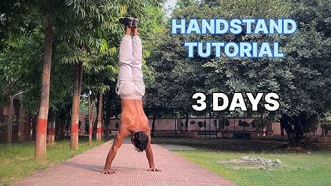 The FASTEST HANDSTAND TUTORIAL(Progress in 3 DAYS) | Juned Fitness