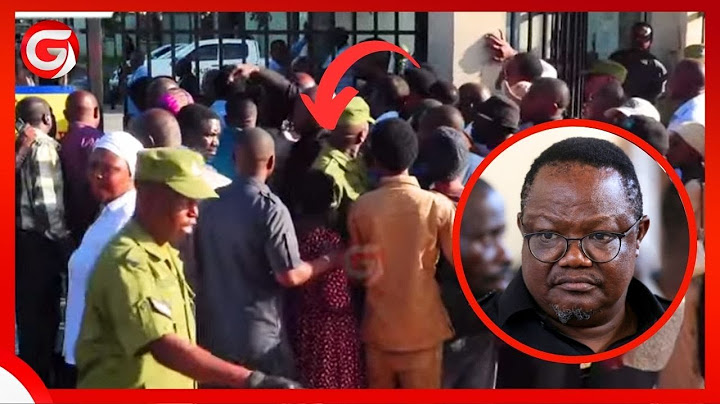 KINACHOENDELEA MAHAKAMANI KWA LISSU: CHADEMA WAZINGIRA GETINI - POLISI WANAWARUHUSU KWA AMANI....