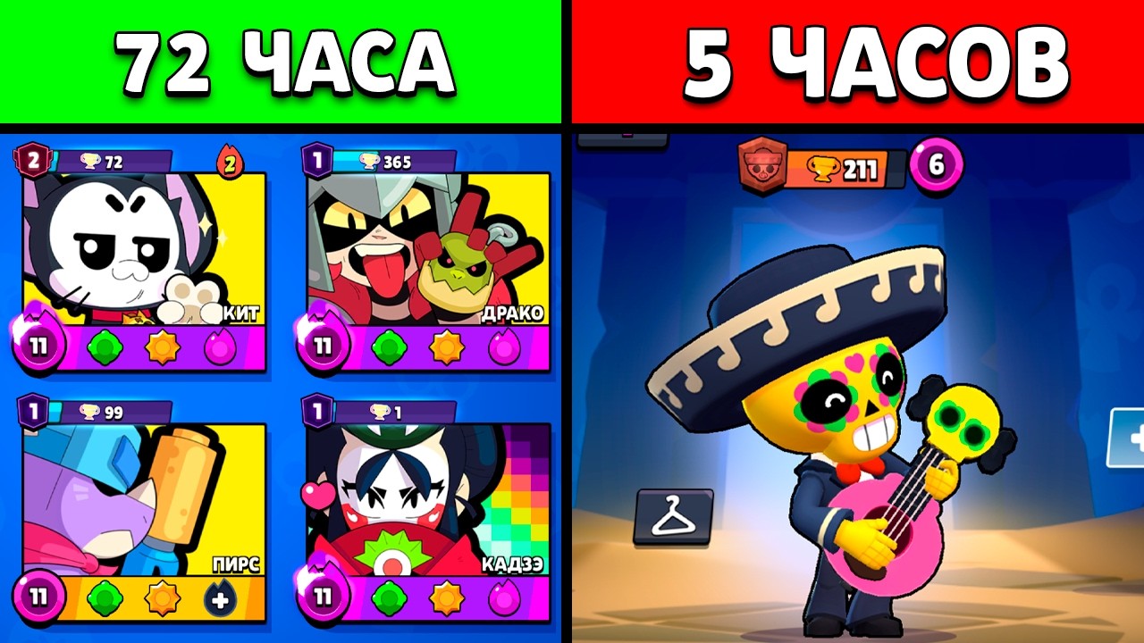 😲Как Я Прокачал НОВЫЙ АКК За 72 Часа с НУЛЯ в Бравл Старс