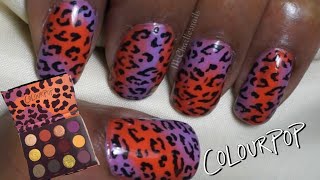 MAKEUP PACKAGING INSPIRED NAIL ART | COLOURPOP GOOD SPORT EYESHADOW PALETTE | MSCHARLIESNAILS