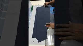 Front placket, pocket bon, Bottom join and lesar cutting by template patterns within one time