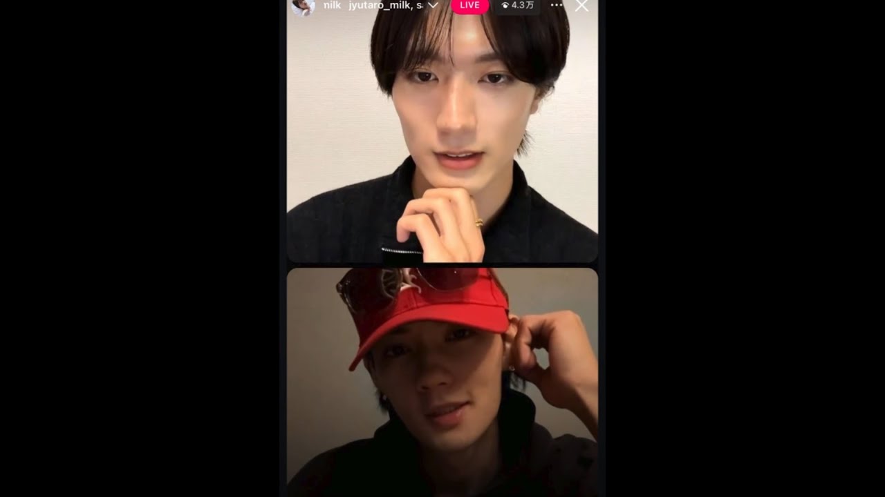 M!LK 山中柔太朗 インスタライブ【佐野勇斗コラボ】26/1/7 - YouTube