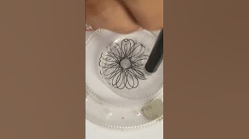 Making Flowers Designs with SPIROGRAPH RULER is at Another Level 7