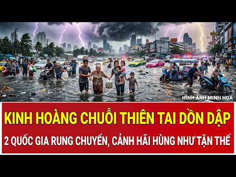Toàn cảnh 29/9:Kinh hoàng chuỗi thiên tai dồn dập: 2 quốc gia rung chuyển, cảnh hãi hùng như tận thế