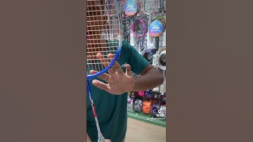 Guess the string and tension #badmintonmalaysia #yonex #asmr