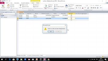 Laboratorio Access -  Inserimento, Modifica e Cancellazione records