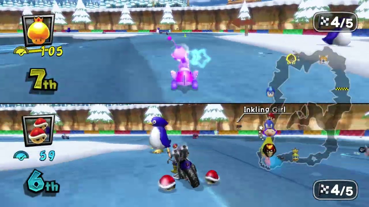 Mario Kart Wii Deluxe - Custom Tracks #02 150cc (2 Players)