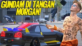 GUNDAM IN MORGAN'S HANDS! EVERYTHING IS THROWN AND DESTROYED!! - GTA 5 ROLEPLAY