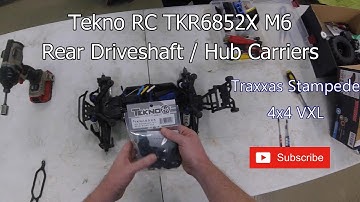 Tekno RC Rear Driveshaft / Hub Carriers Install - Trying New Metal Axles on the Stampede 4x4 VXL
