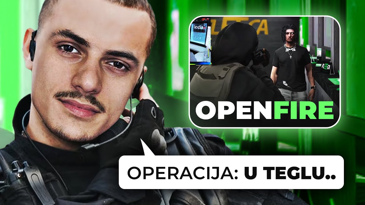 Nugatova Prva OPEN FIRE Pljačka Banke u GTA 5! *operacija u teglu*