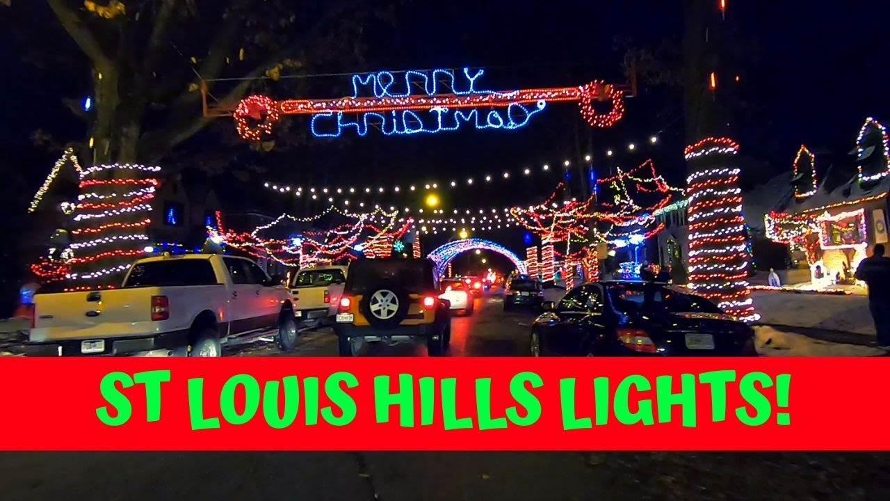 Candy Cane Lane Holiday Lights Tour St Louis Tour Look