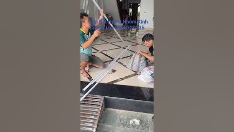 Cung Cấp Và Lắp Đặt Nẹp U Nhôm Kính Cường Lực #cuakinh #vachkinh #kinhtasona #shorts