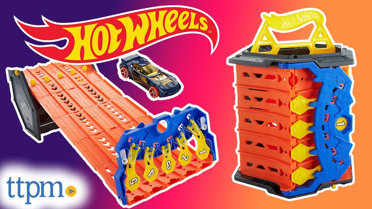 NEW Hot Wheels Roll Out Raceway Track Set Review