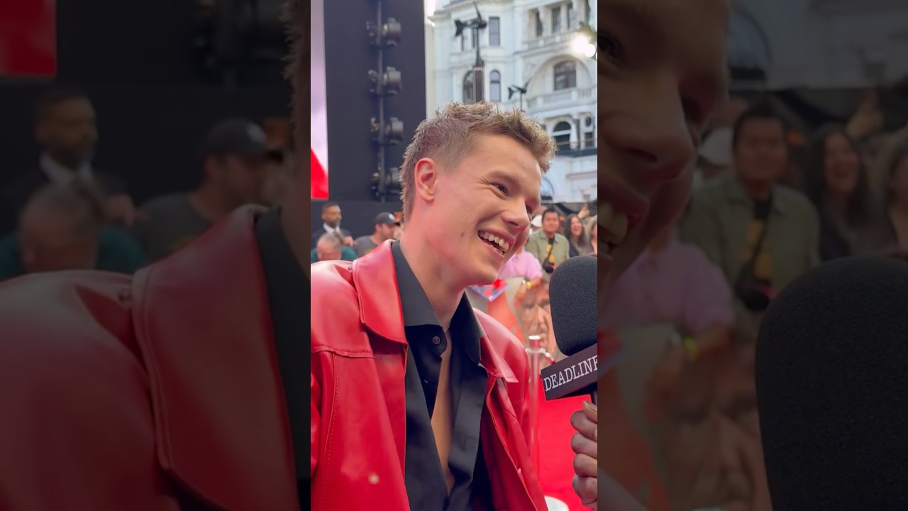 Edvin Ryding talks about Young Royals for Deadline at the 28 Years Later world premiere 💜