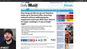 Bernie Sanders Got CRUSHED, Far left Just Got A Cold Wake Up Call, Realize They Are In A Bubble