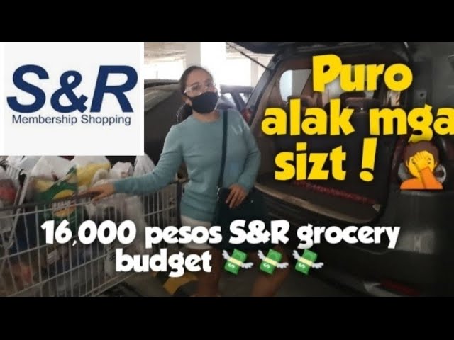 16,000 Pesos S&R Grocery Budget + HAUL | CJ MABINI VLOGS class=