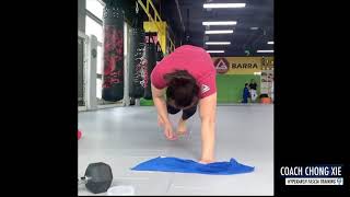 Rise Of Dragon - Zhang Weili Ufc Champion Does Hyperarch Mountain Climber 1 Hand