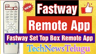 Fastway Setup Box Remote Control || Fastway Set Top Box Remote App || Fastway Remote App