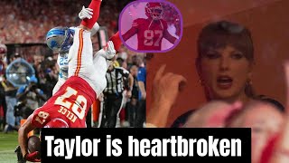 Taylor Swift shattered in the VIP Stand as Travis Kelce falls down in a devastat