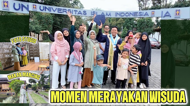 KESERUAN SETELAH WISUDA DI STUDIO FOTO MAKAN MANCING MOMEN MERAYAKAN BERSAMA KELUARGA
