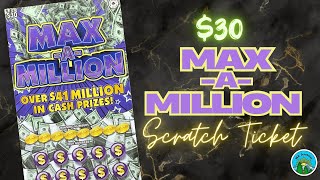 $30 MAX-A-MILLION Scratch Ticket | WA Lottery