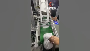 Semi automatic respirator face mask body slicing making machine 3ply blank mask slice machine