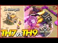 TH7 ATTACKS A TH9 IN CLAN WAR!! | 5v5 Clan War - Clash of Clans