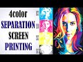 How to 4 Color Separation Screen Printing Easy Way  Hindi/Urdu
कैसे 4 रंग जुदाई स्क्रीन प्रिंटिंग आस