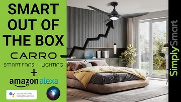 Wi-Fi Smart Fan Review & Set-up with Alexa | Carro Smart Fans (2021)