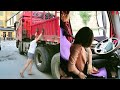 😍Amazing Real Life Of  A Korean Female Truck Driver You Should See