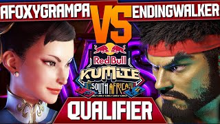[SF6] GRAND Final - EndingWalker (Ryu) vs AFoxyGrampa (Chun-Li) - Red Bull Kumite event qualifier