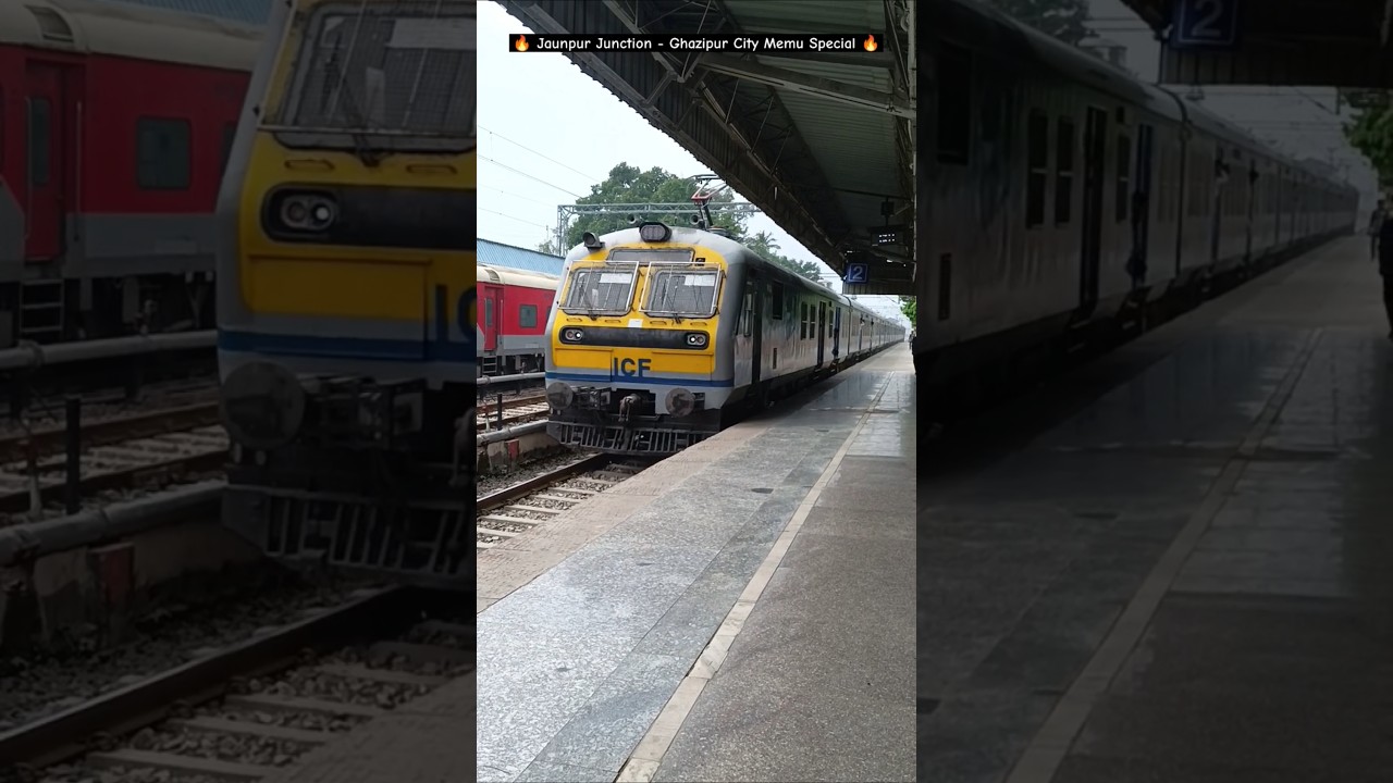 (05144) 🔥Jaunpur Junction - Ghazipur City Memu Special🔥 arrived on 