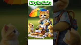 “Fluffy Family Picnic Fun! #relatable #youtubeshorts #animallovers #shorttime #shorts