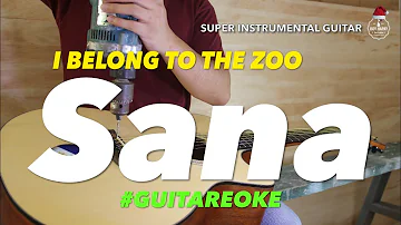 I Belong to the Zoo Sana instrumental guitar karaoke cover with lyrics