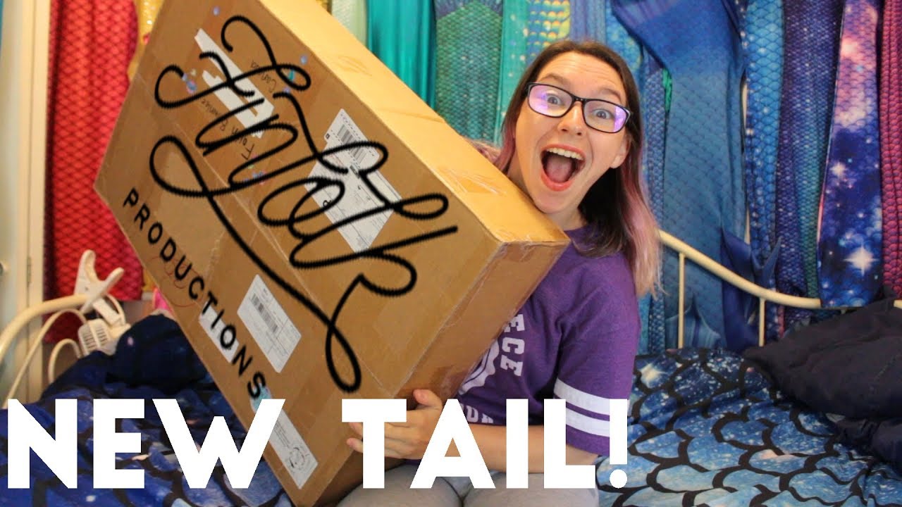 FinFolk Productions Fabric Mermaid Tail Unboxing! - YouTube