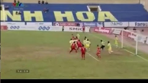 Goal Nguyễn Anh Đức BINH DUONG VS. HA NOI T&T  1 - 0