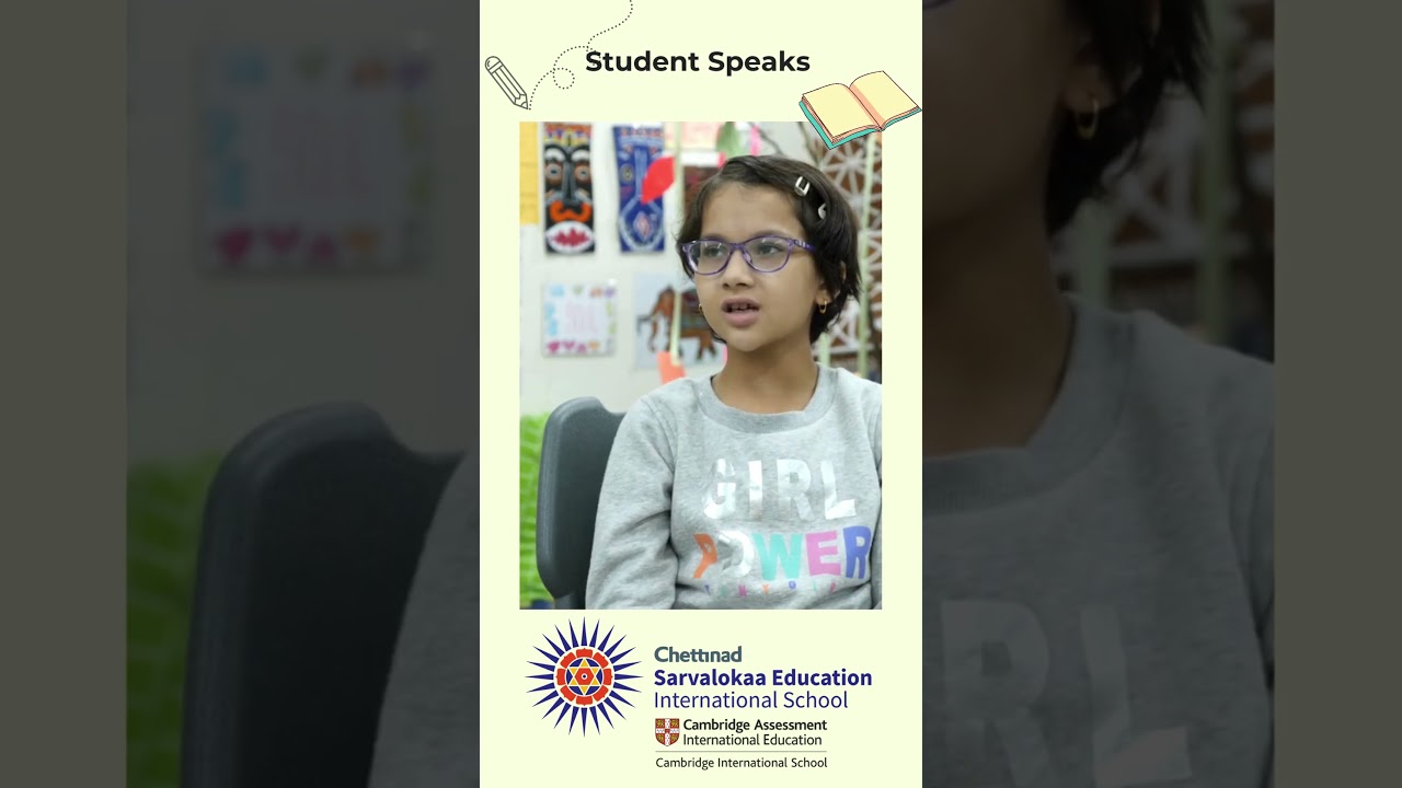 Student Speaks - Tejashri Sinha | IGCSE Schools in Chennai