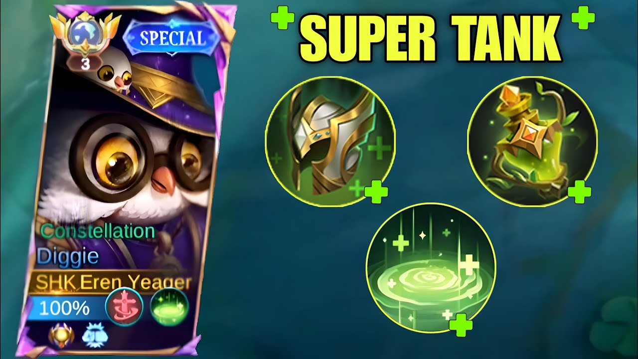 DIGGIE NEW SUPER TANK BUILD AND EMBLEM 2025!! (must try✔️)