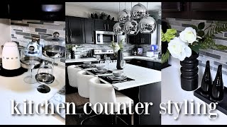 KITCHEN TRANSFORMATION!!|HOW TO STYLE YOUR KITCHEN COUNTERS| I DON’T LIKE IT!!!!😣🥲
