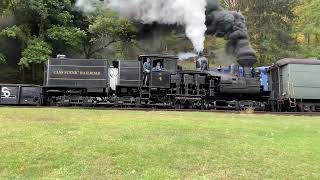 A run by at Cass Scenic Railroad this was the Greenbrier Express in October 2023.