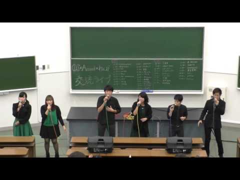 【近畿大学】ONE BEENS×Accord×OverScale交流ライブ2015 フルキヨキ✡ジダイ アカペラ【OverScale】