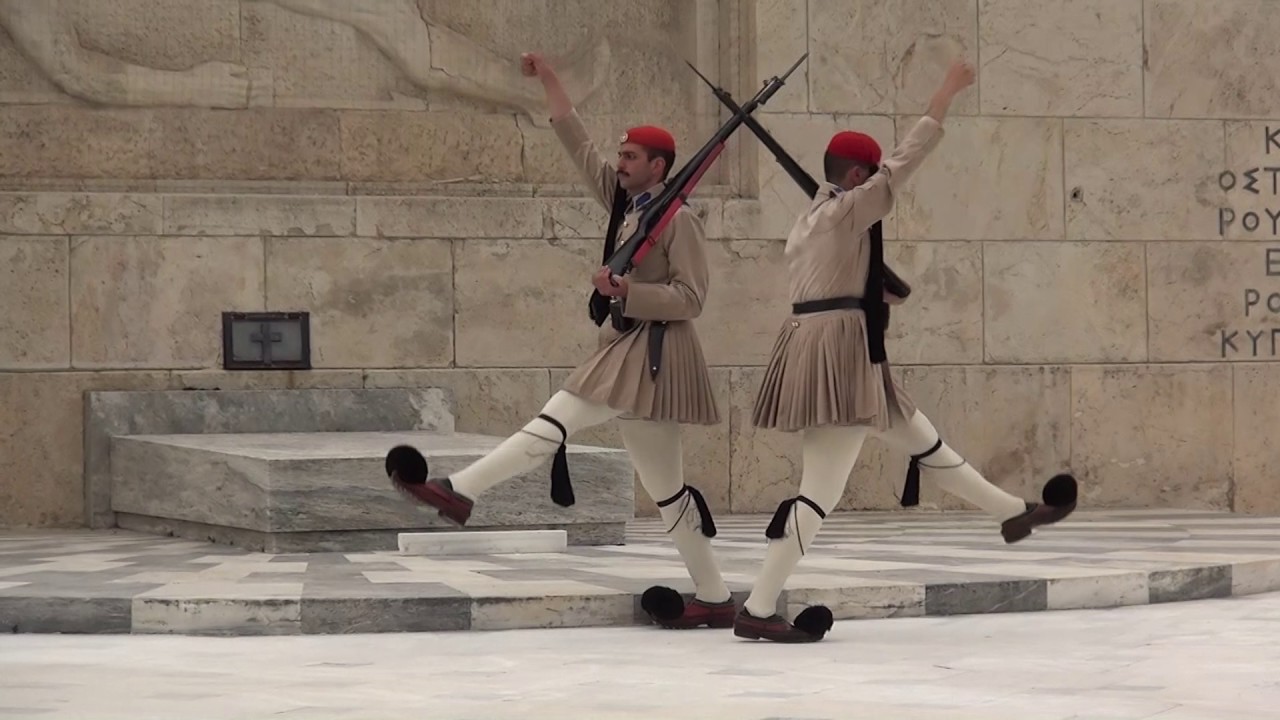 希臘 憲法廣場 衛兵交接 全紀錄