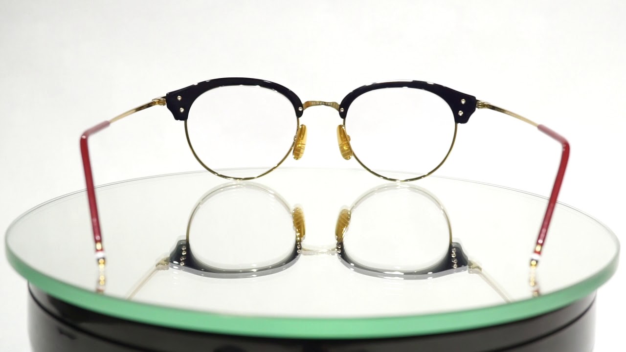 トム・ブラウン ニューヨーク THOM BROWNE. NEWYORK TB-706-B-NVY-GLD 
