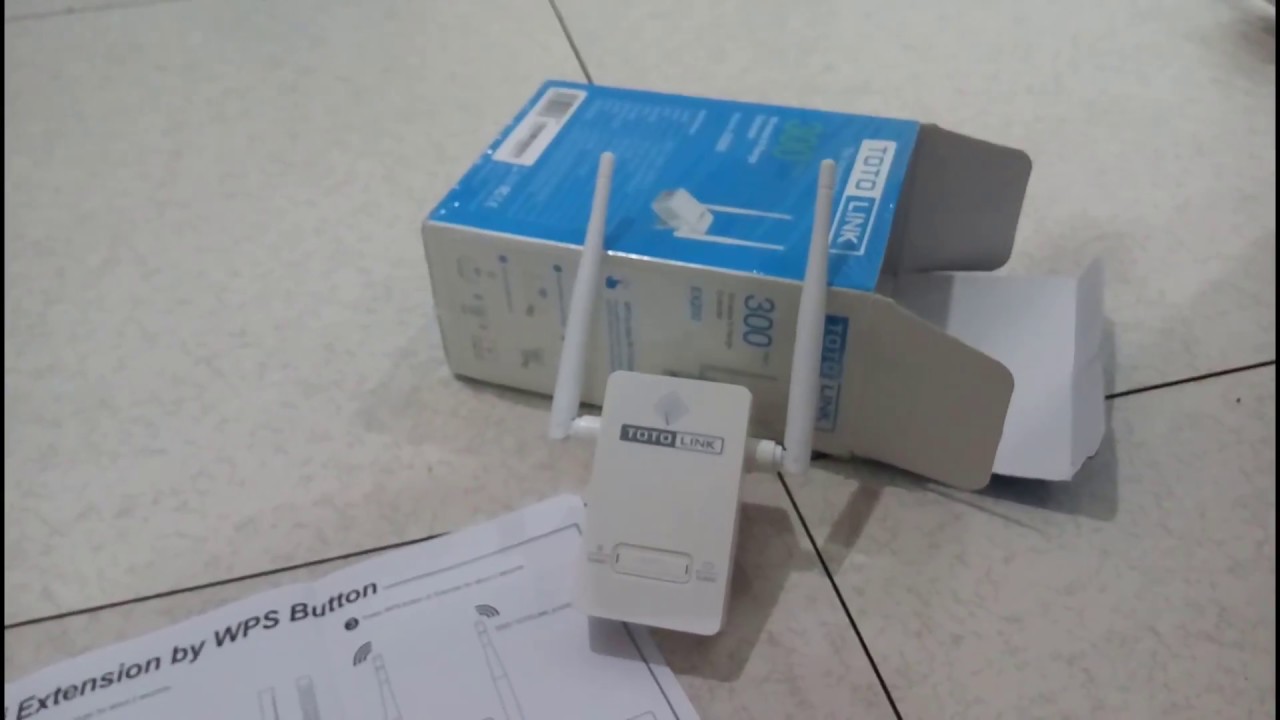 Totolink Ex200 Wifi Extender Unboxing Dan Review Youtube