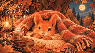 Cozy Autumn Night with a Little Squirrel 🌙 Gentle Celtic Music for Reading, Study & Sleep screenshot 5