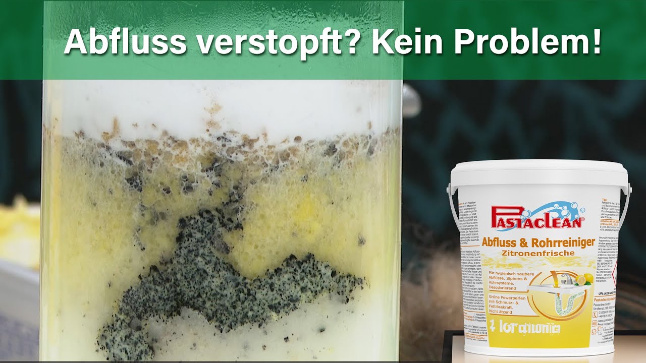 Abfluss verstopft? So löst du das Problem mit Pastaclean Rohrreiniger
