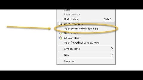 Missing Open Command Window here in Windows 10 Creator update || Get it back